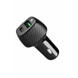 38W USB Type-C Girişli Oto Çakmaklık Araç İçi Hızlı Şarj Çakmaklık Şar