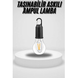 Taşınabilir Askılı Ampul Kamp Lambası Askılı Type-C Şarjlı Bahçe Lamba