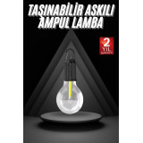 Çok Amaçlı Kamp Feneri USB Şarjlı Çift Işık Kaynaklı Güç Ekranlı LED A