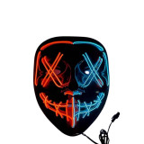 Hallowen Parti Maskesi Neon Led Işıklı Maske 3 Modlu Cadılar Bayramı M