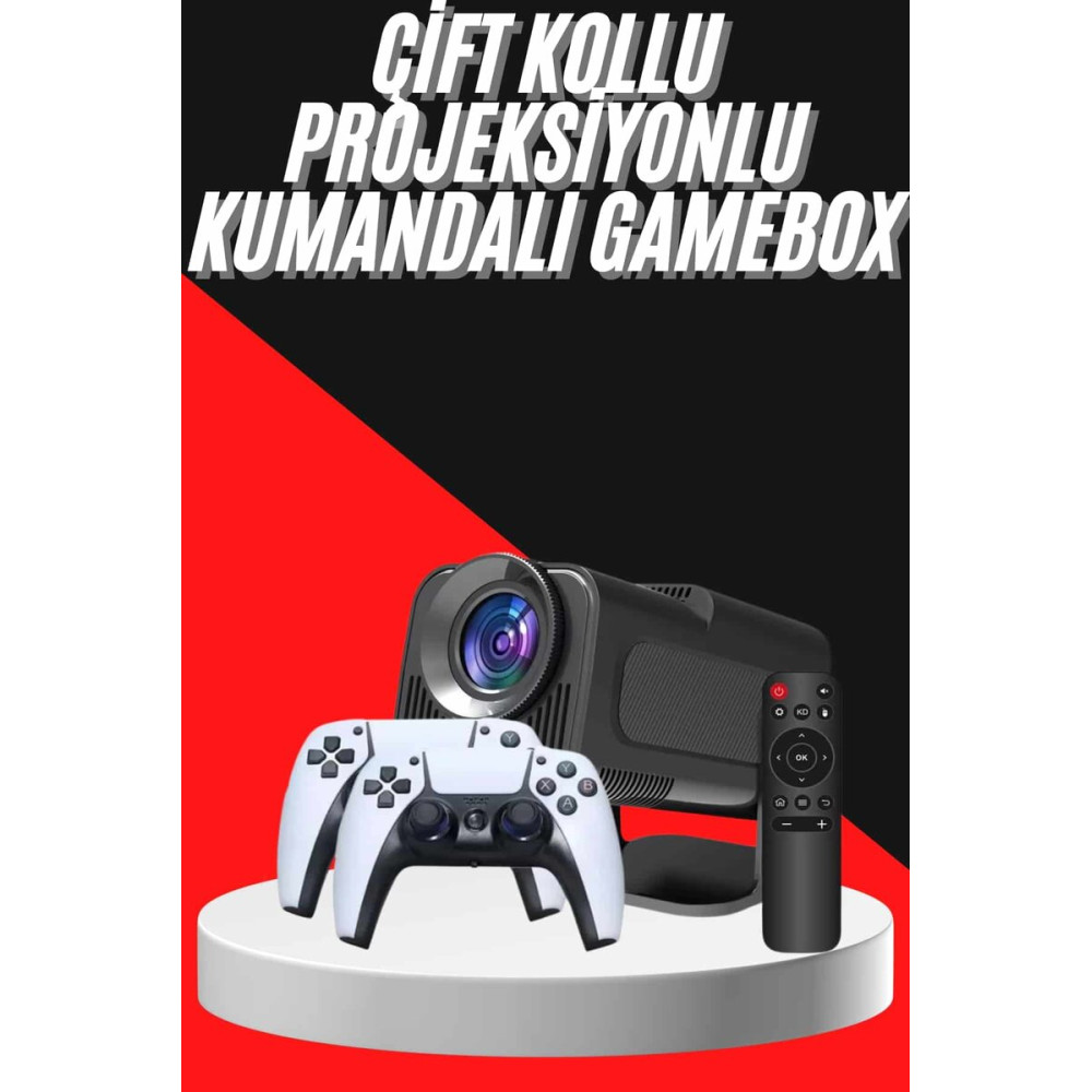 Retro Video Oyunu Konsolu Android Tv El Oyun Konsolu WIFI Taşınabilir 