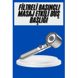 Yeni Nesil Duş Başlığı Paslanmaz Çelik Masaj Etkili Ergonomik Tasarım 