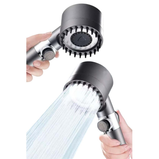 Yeni Nesil Duş Başlığı Paslanmaz Çelik Masaj Etkili Ergonomik Tasarım 