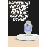 Akıllı Saat Kulaklık Hediyeli Uyku ve Sağlık Takibi Yapabilen Uzun Ömü