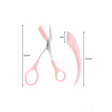 Taraklı Kaş Makası ve Ustura Seti Kaş Düzeltme Makası Kaş Bıyık Alma A