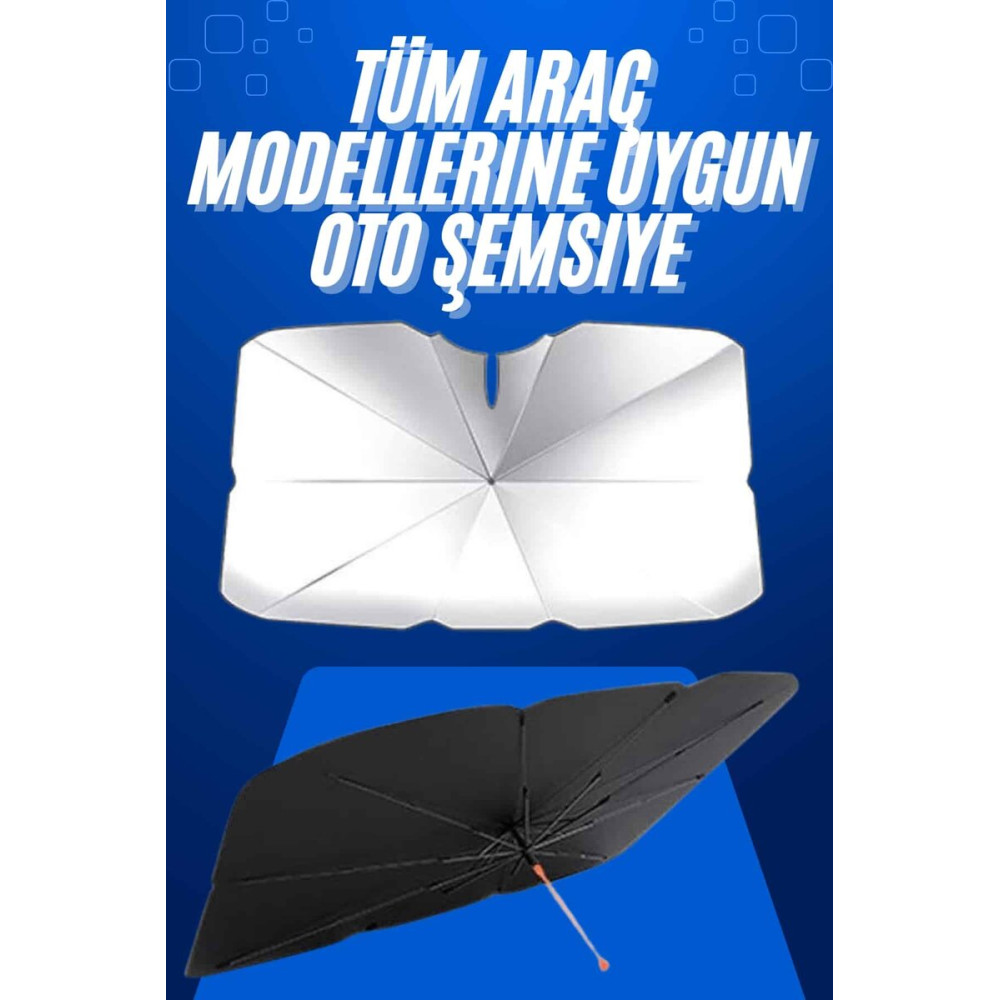 Taşınabilir Oto Cam Güneşliği Katlanabilir Tüm Araçlara Uyumlu Güneş G