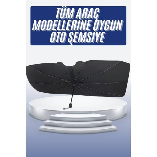 Oto Ön Cam Güneşliği Otomatik Katlanabilir Gölgelik Oto Cam Şemsiye