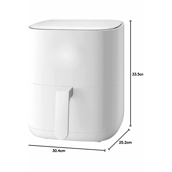 4L Airfryer Hazneli Hava Fritözü Yağsız Fritöz Taşınabilir Fırın İşlev