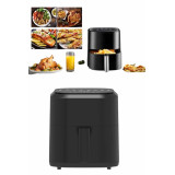 4L Airfryer Hazneli Hava Fritözü Yağsız Fritöz Taşınabilir Fırın İşlev