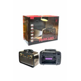Nostalji Radyo Bluetooth Hoparlör USB-SD Kart Giriş Led Fener Işıklı B
