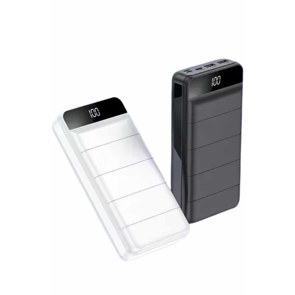 Powerbank 50.000 Mah Dijital Göstergeli Taşınabilir 4 Portlu Hızlı Pow