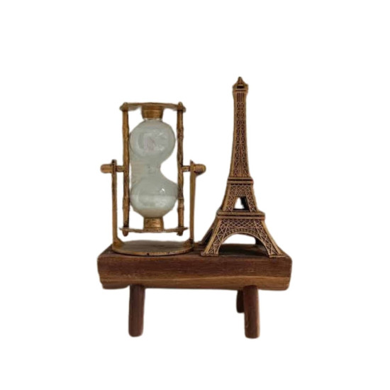 Paris Eyfel Kulesi Hediyelik Eyfel Retro Kum Saati Dekoratif Eşya