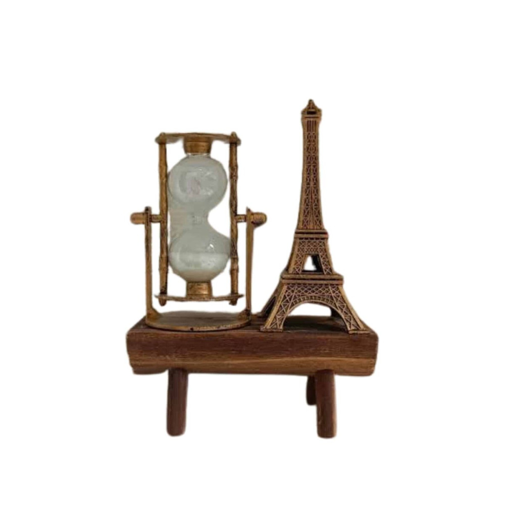 Paris Eyfel Kulesi Hediyelik Eyfel Retro Kum Saati Dekoratif Eşya
