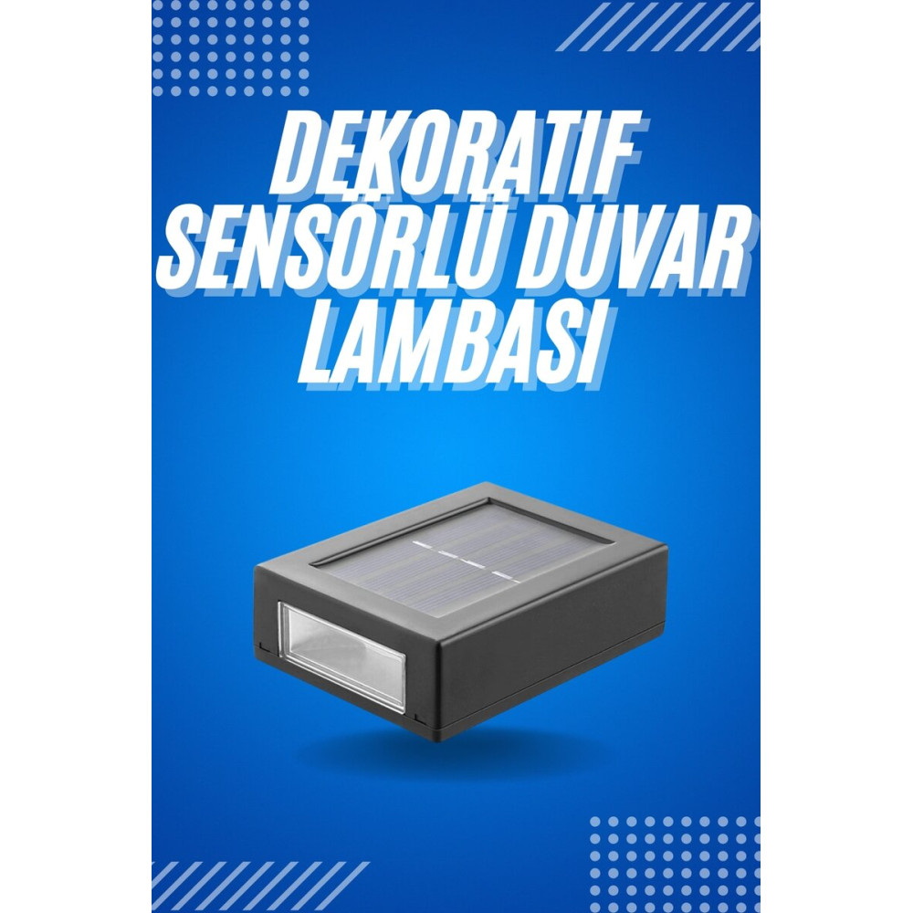 Solar Güneş Enerjili Çift Taraflı Duvar Lambası Çift Taraflı Duvar Lam