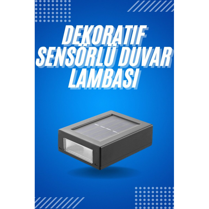 Solar Güneş Enerjili Çift Taraflı Duvar Lambası Çift Taraflı Duvar Lam
