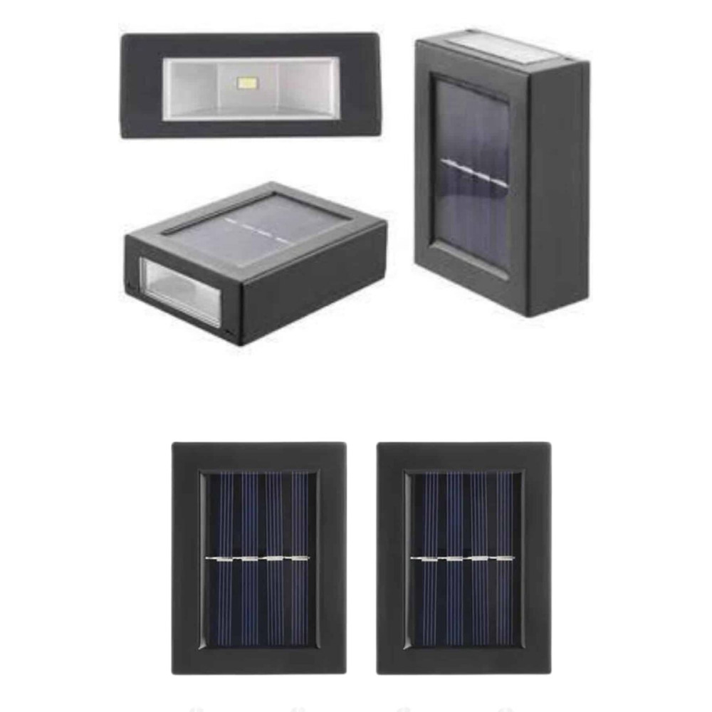Solar Güneş Enerjili Çift Taraflı Duvar Lambası Çift Taraflı Duvar Lam