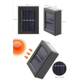 Solar Güneş Enerjili Çift Taraflı Duvar Lambası Çift Taraflı Duvar Lam