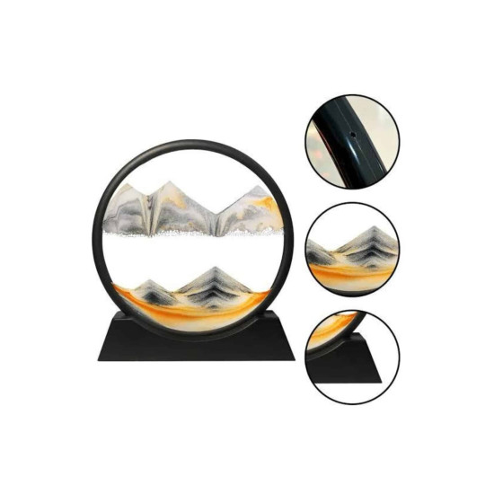 Zihin Açıcı Kum Manzarası – 3D Dinamik Kum Tablosu Dekoratif Dönüştükç
