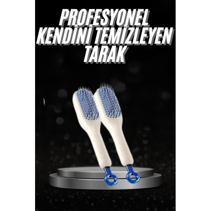 Kendi kendini Temizleyebilen Hijyenik Saç Fırçası Anti-Statik Teknoloj