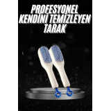 Kendi kendini Temizleyebilen Hijyenik Saç Fırçası Anti-Statik Teknoloj