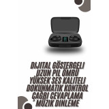TWS Bluetooth Kulaklık 5.0 Bluetooth Bağlantılı Dokunmatik Kontrol Öze