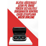 Kablosuz Bluetooth Kulaklık Android ve İOS Uyumlu Led Göstergeli Power