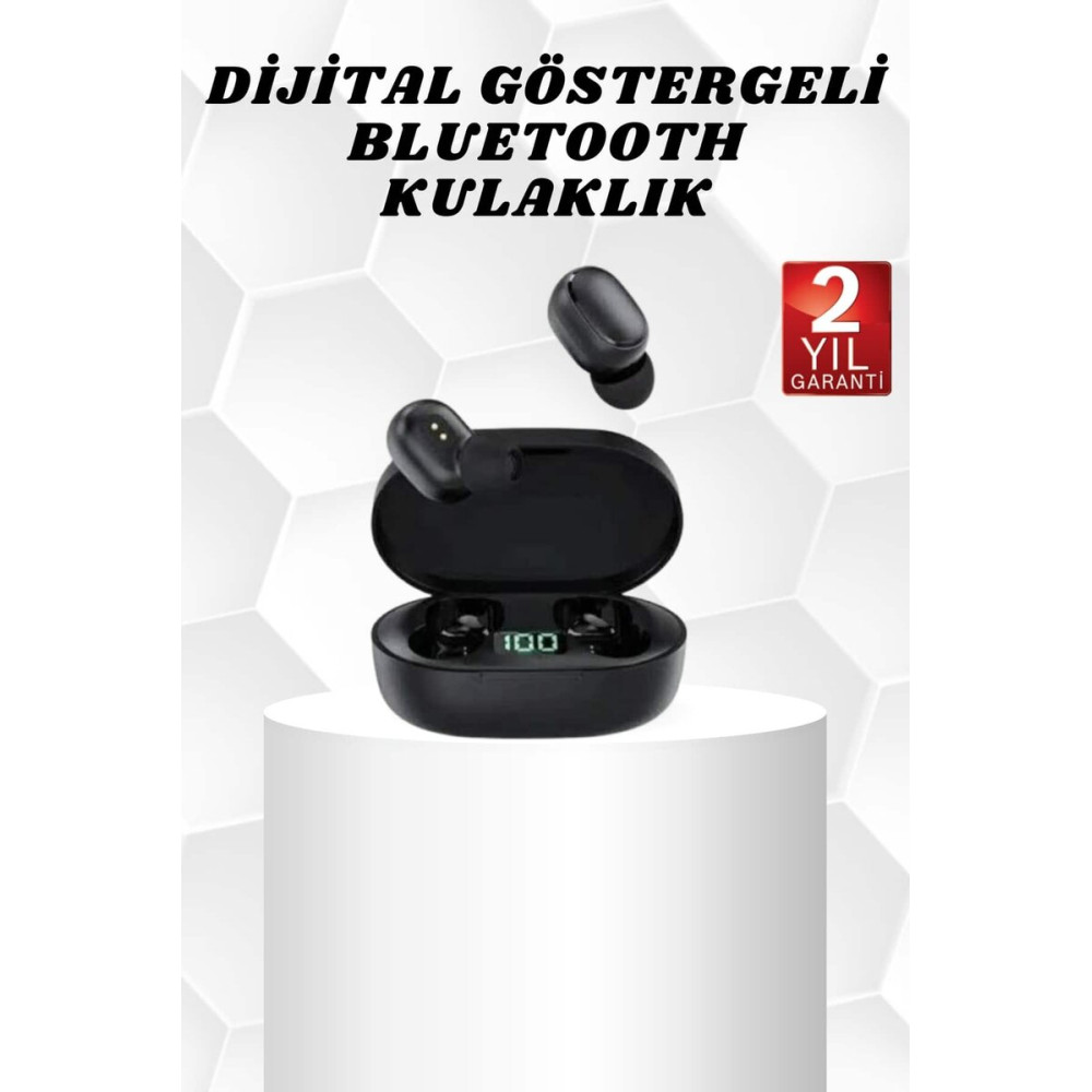 Kablosuz Kulak İçi Bluetooth Kulaklık Stereo Dokunmatik Kontrollü Kula