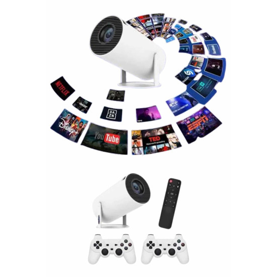 Full HD 8 GB Ayaklı Çift Kollu 4K Video Oyun Konsolu Taşınabilir