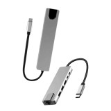 8 Port Çoklayıcı Macbook Ile Uyumlu Çoğaltıcı Type-C dönüştürücü TF SD
