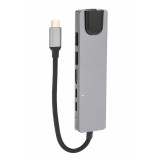 8 Port Çoklayıcı Macbook Ile Uyumlu Çoğaltıcı Type-C dönüştürücü TF SD