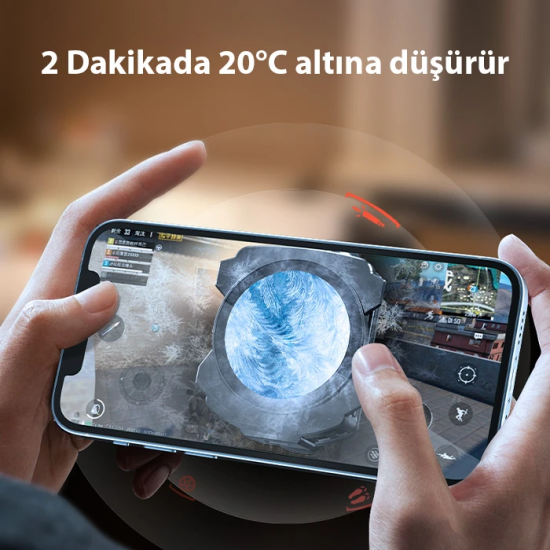 MEMO CX12 Powerbank Girişli Manyetik Cep Telefon Soğutma Fanı Radyatör
