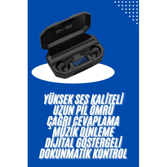 Gaming Kulaklık Bluetooth 5.2 Kablosuz Kulakiçi Rgb Işıklı Çift Mikrof