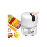 Rondo Doğrayıcı 250 ML Taşınabilir USB Şarjlı Pratik El Rondo Blender