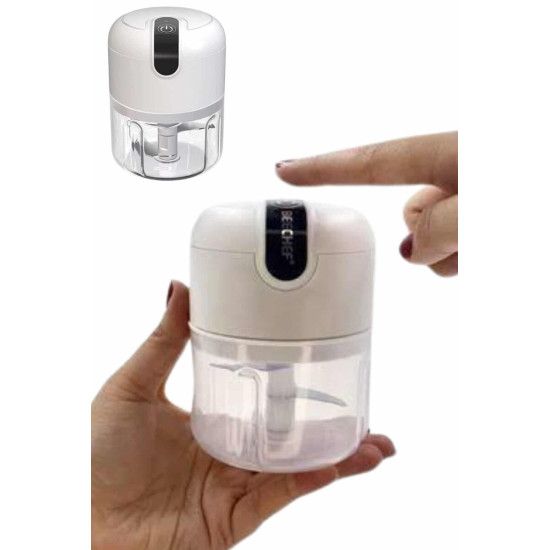 Mini El Rondosu Şarjlı Doğrayıcı Taşınabilir Rondo Blender 250 ML