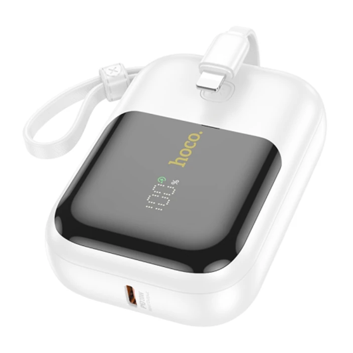 HOCO Q20 Fountain 10000mAh 22.5W+PD20W Dijital Göstergeli Kablolu Powe