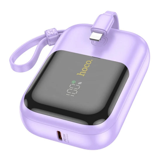 HOCO Q20 Fountain 10000mAh 22.5W+PD20W Dijital Göstergeli Kablolu Powe