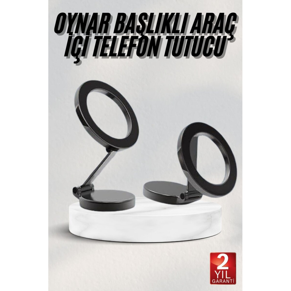 Araç Içi Telefon Tutucu İOS Uyumlu Magsafe Manyetik Mıknatıslı