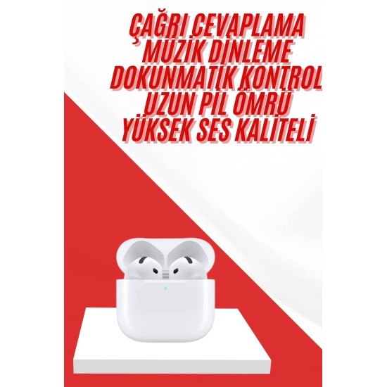 4.Nesil Bluetooth Kulaklık Yüksek Ses Kaliteli Dokunmatik Kontrol Özel