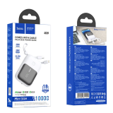 HOCO Q20 Fountain 10000mAh 22.5W+PD20W Dijital Göstergeli Kablolu Powe