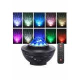 Dönen Işıklı Disko Topu Projektör Müzik Çalarlı Disco Speaker
