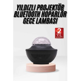 Çok Renkli Projektör Lamba Disko Topu Gece Lambası Kablosuz