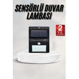 Bahçe Aydınlatması Güneş Enerjili Led Işık Lamba Sensörlü Dekoratif