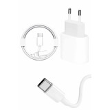 15/Pro/Pro Max 20W İOS Uyumlu Hızlı Şarj Aleti Adaptörlü Beyaz