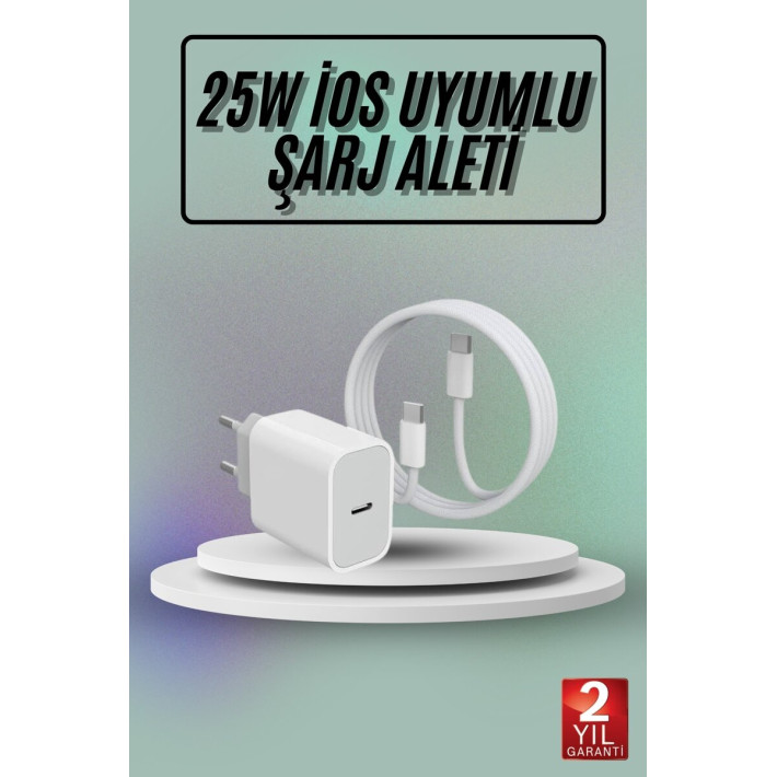 Hızlı Şarj Güç Adaptörü Şarj Aleti İOS Uyumlu 15/Pro/Pro Max