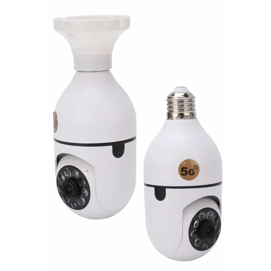 Güvenlik Kamerası Wi-Fi Özellikli 360 Derece Full Hd 1080p Ampül Kamer