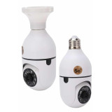 Güvenlik Kamerası Wi-Fi Özellikli 360 Derece Full Hd 1080p Ampül Kamer