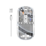 Kablosuz Mouse Fare Şarjlı Bluetooth Wireless Çift Modlu Sessiz