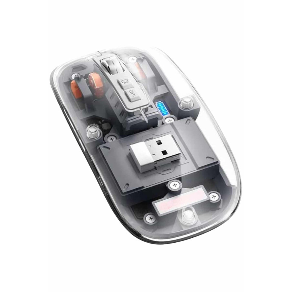 Kablosuz Sessiz Ergonomik ve Şarjlı Fare - Gelişmiş Çoklu Cihaz Desteğ
