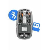 Kablosuz Sessiz Ergonomik ve Şarjlı Fare - Gelişmiş Çoklu Cihaz Desteğ