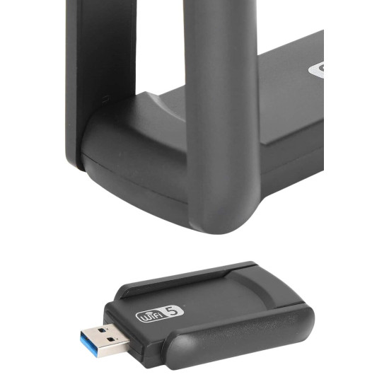 Mbps Wifi Alıcı Kablosuz Wifi Adaptörü Çift Band Çift Antenli